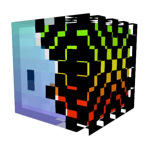 Rxie420 Minecraft avatar head, 3D render