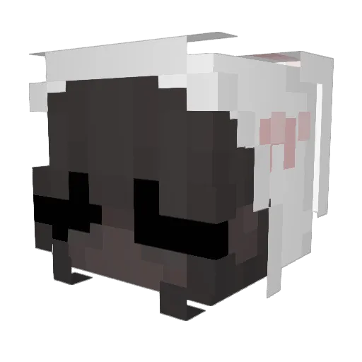 Rxoyal Minecraft avatar head, 3D render