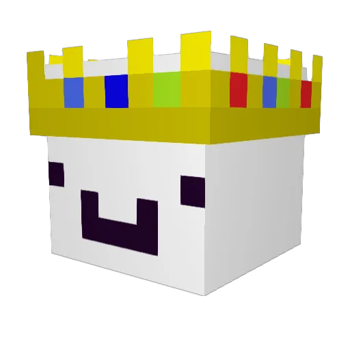 RxseDevv Minecraft avatar head, 3D render