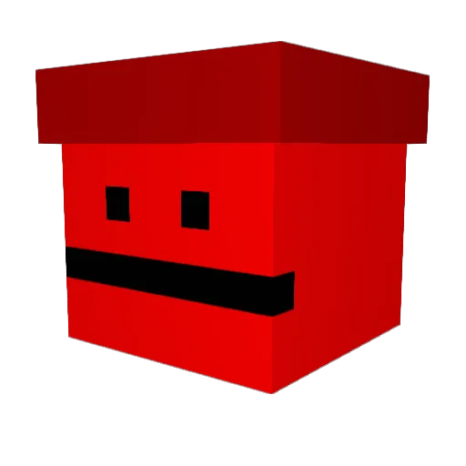 Rxvcs Minecraft avatar head, 3D render