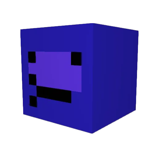 Rxyonn Minecraft avatar head, 3D render