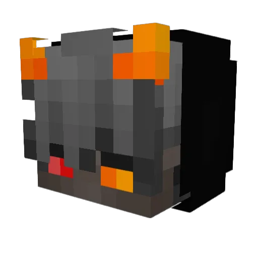 RxzorVoltic Minecraft avatar head, 3D render