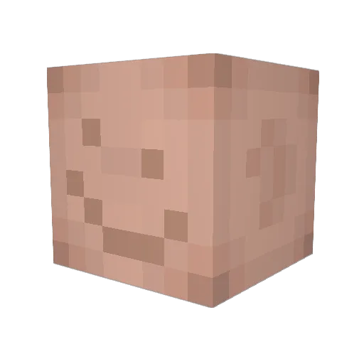 RyBread762 Minecraft avatar head, 3D render