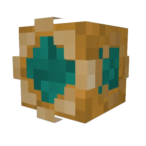 RyBreb Minecraft avatar head, 3D render