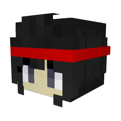 RyCaS_hCBhLvV Minecraft avatar head, 3D render