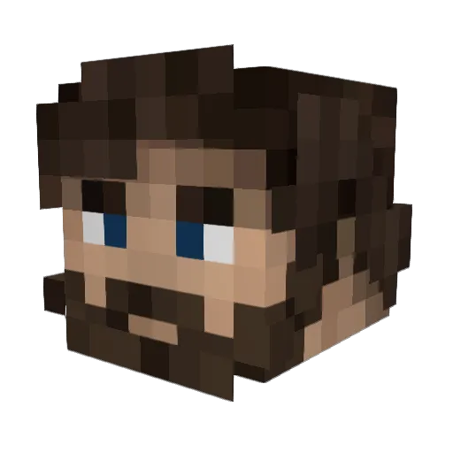RyGoanna Minecraft avatar head, 3D render