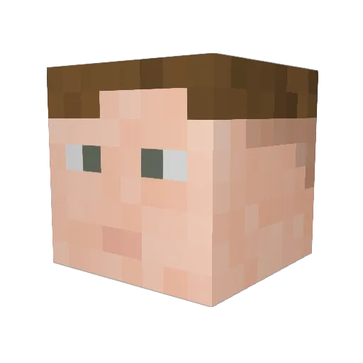 RyGuyGuy Minecraft avatar head, 3D render