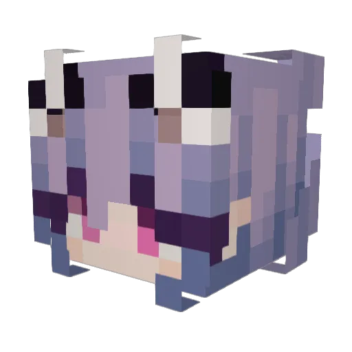 RyJyPy Minecraft avatar head, 3D render