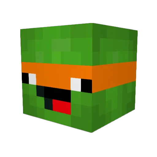 RyKayKy Minecraft avatar head, 3D render