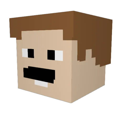 RyTheGuy4 Minecraft avatar head, 3D render