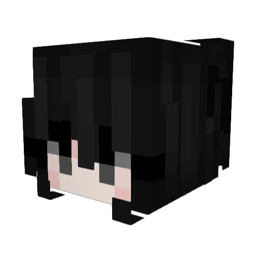 RyTheSkeleton Minecraft avatar head, 3D render