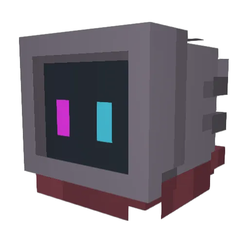 RyUwUko Minecraft avatar head, 3D render