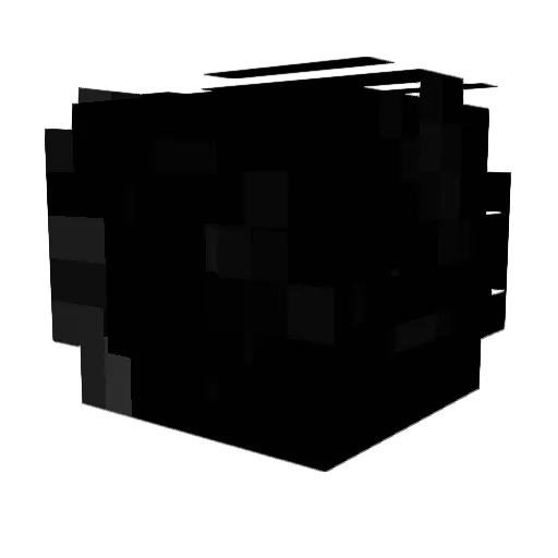RyZeePorc Minecraft avatar head, 3D render