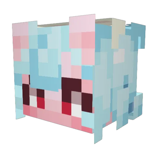 Ry_BuhDum Minecraft avatar head, 3D render