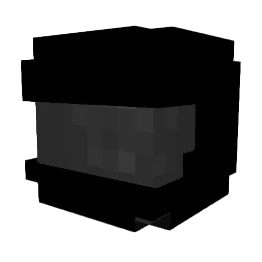 RyacRauf Minecraft avatar head, 3D render