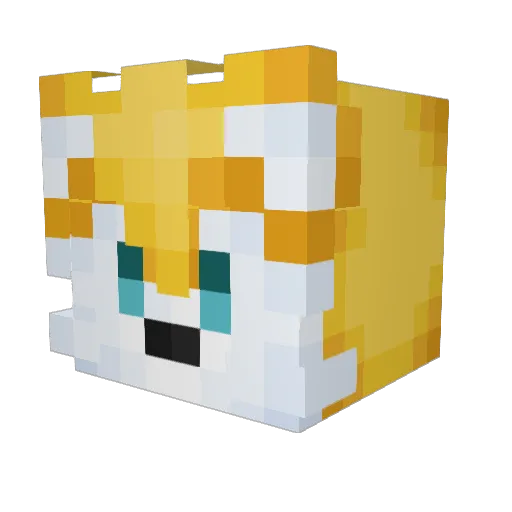 Ryan12499 Minecraft avatar head, 3D render