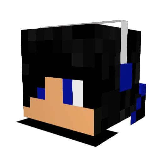 Ryan1818 Minecraft avatar head, 3D render