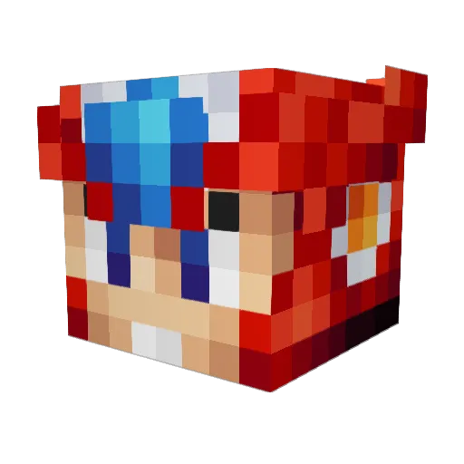 Ryan2594 Minecraft avatar head, 3D render