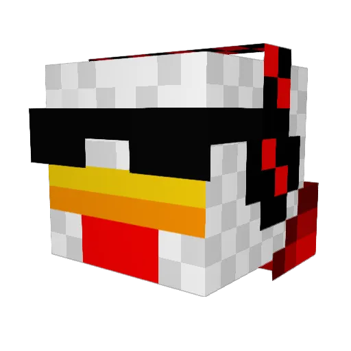 Ryan42315 Minecraft avatar head, 3D render