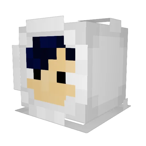 Ryan525600 Minecraft avatar head, 3D render