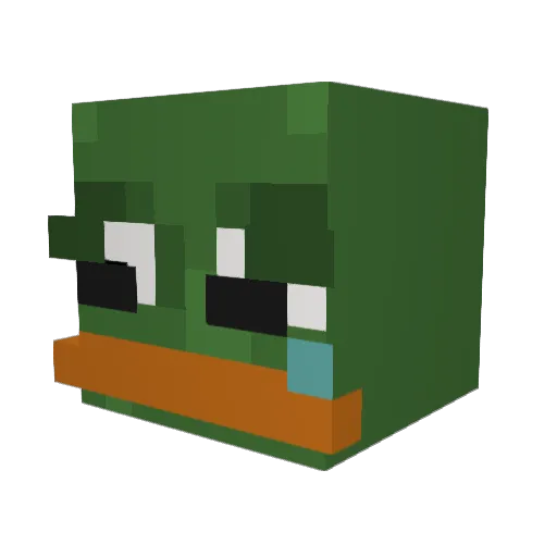 Ryan777777 Minecraft avatar head, 3D render