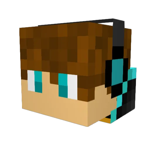 Ryan8785 Minecraft avatar head, 3D render