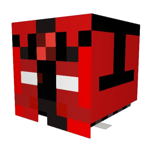 RyanBl0ck Minecraft avatar head, 3D render