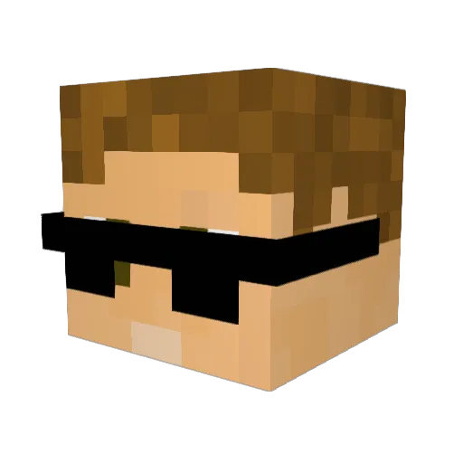 RyanCMoDZz Minecraft avatar head, 3D render