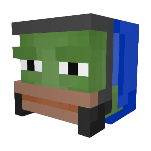RyanChi2000 Minecraft avatar head, 3D render