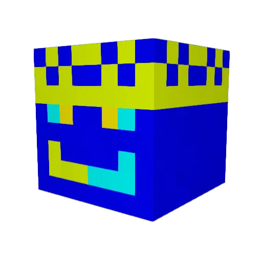 RyanG10 Minecraft avatar head, 3D render