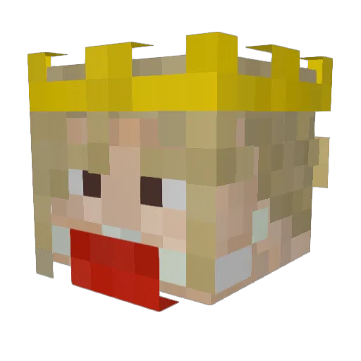 RyanGosl1ng Minecraft avatar head, 3D render