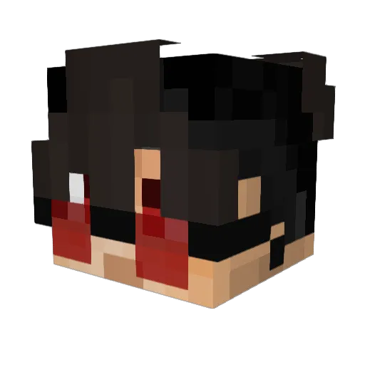 RyanGosling123 Minecraft avatar head, 3D render