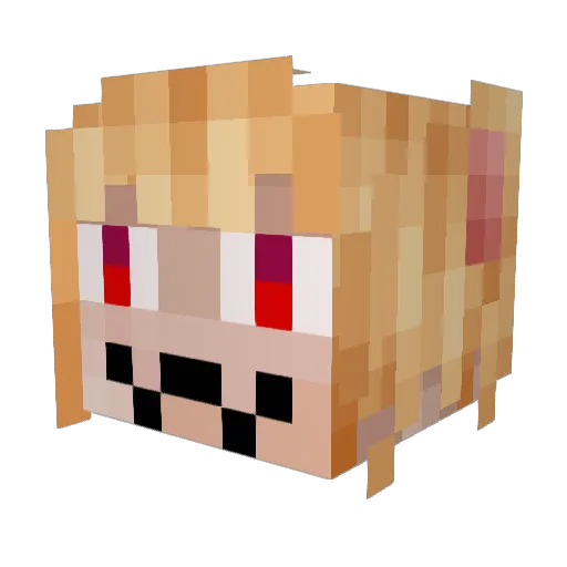 RyanGosling228 Minecraft avatar head, 3D render