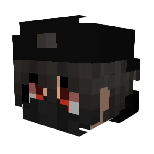 RyanHel Minecraft avatar head, 3D render