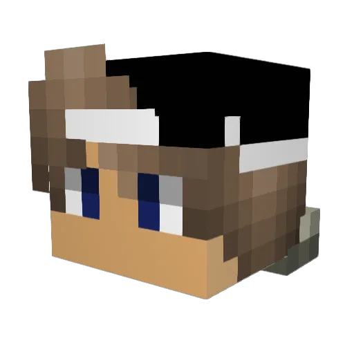RyanITA03 Minecraft avatar head, 3D render