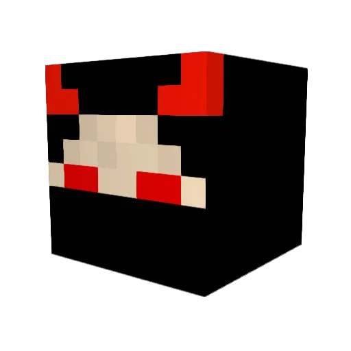 RyanJeremy2 Minecraft avatar head, 3D render