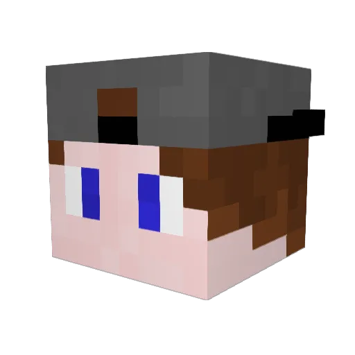 RyanKuyt Minecraft avatar head, 3D render