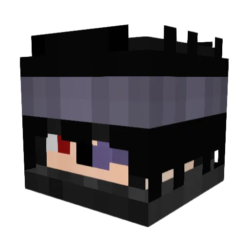 RyanLing Minecraft avatar head, 3D render