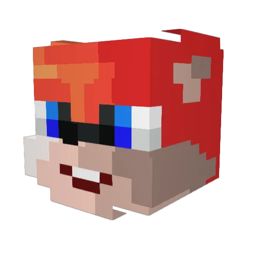RyanLyle Minecraft avatar head, 3D render