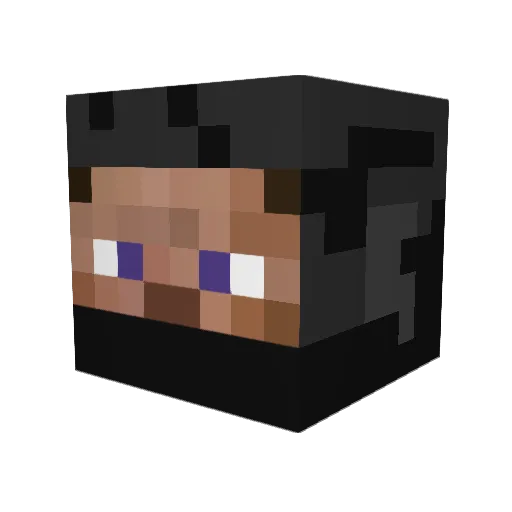 RyanMB Minecraft avatar head, 3D render