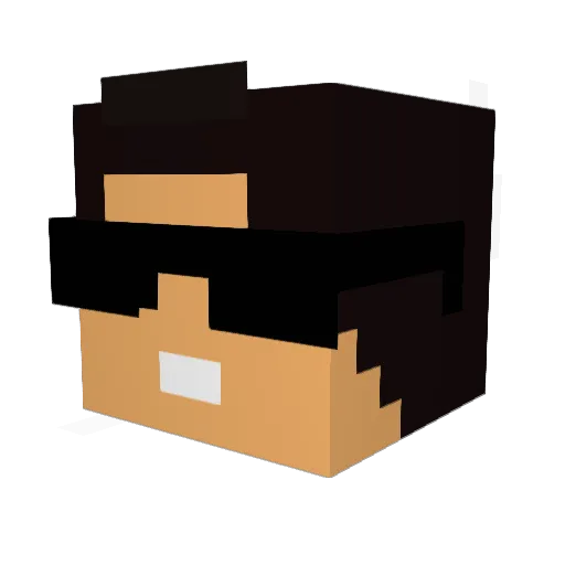 RyanMC98 Minecraft avatar head, 3D render