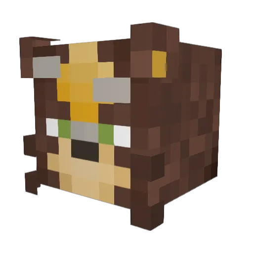 RyanOtter Minecraft avatar head, 3D render