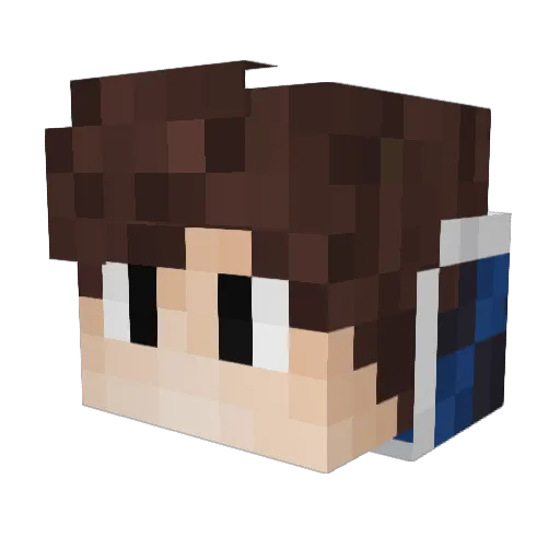 RyanSan19 Minecraft avatar head, 3D render
