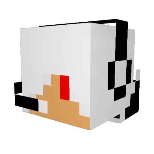 RyanSeniro Minecraft avatar head, 3D render