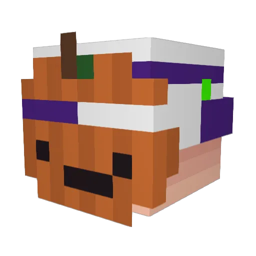 Ryan_Normal Minecraft avatar head, 3D render