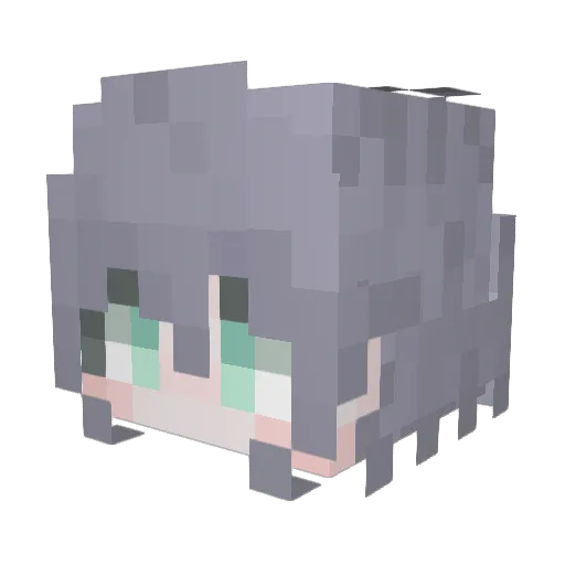 Ryan_Teio Minecraft avatar head, 3D render