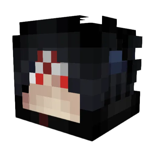 Ryan_Uchiha Minecraft avatar head, 3D render