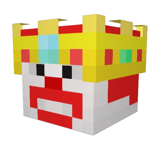 Ryanafordable Minecraft avatar head, 3D render