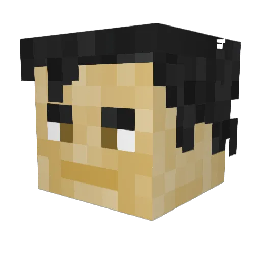 RyangTheMang Minecraft avatar head, 3D render