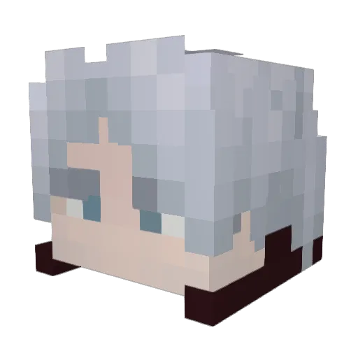 Ryanlino Minecraft avatar head, 3D render